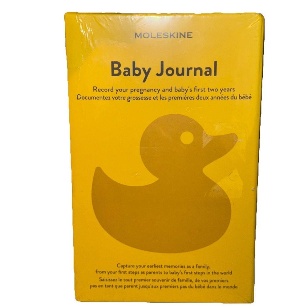 Moleskine Guided‎ Baby Journal 5.12"x8.25" Hardcover - NEW